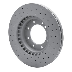 Mercedes-Benz G550 Brake Rotor (1) - Front - R1 Concepts - Drilled Carbon Alloy GeoMET - `17-`18